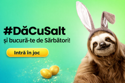 Concurs: Câștigă premii zilnice de 100 lei cu cardul Salt!