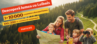 Concurs: Câștigă 3 x 10.000 lei pentru vacanță de la Leibniz!