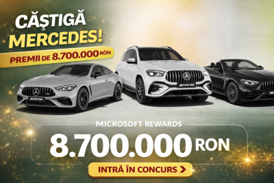 Concurs: Câștigă 1.000.000 USD + mașini Mercedes-Benz de la Microsoft Rewards!