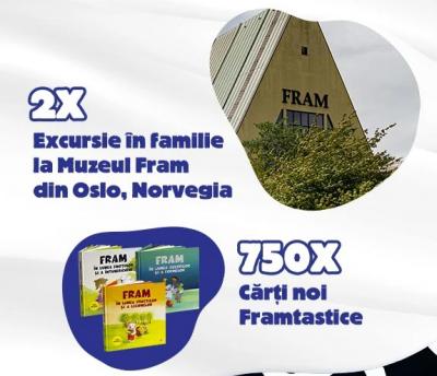 Concurs: Castiga una dintre cele 2 vacante cu familia la Oslo in Norvegia unul dintre cele 250 de pachete a cate 3 carti framtastice!