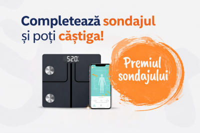 Concurs: Câștigă un cântar inteligent Vitality Lab Smart de la iVox!