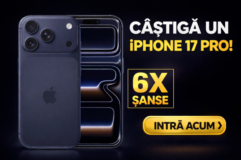 Concurs: Câștigă telefoane iPhone 17 Pro de la Fuchs!
