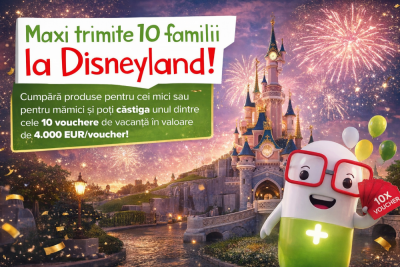 Concurs: Câștigă 10 vacanțe la Disneyland Paris de la Dr Max!