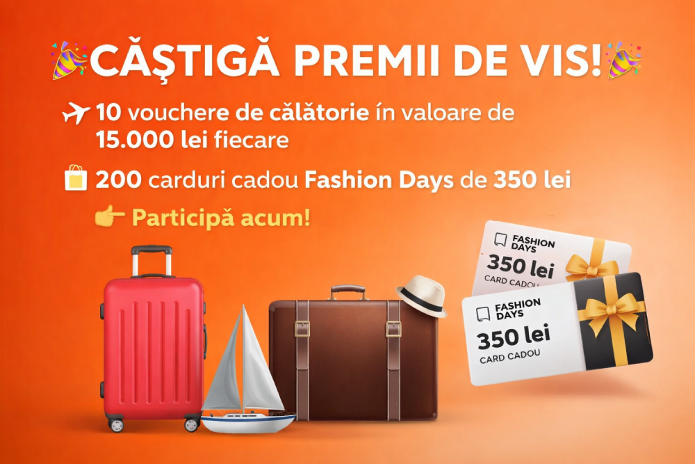 Concurs: Câștigă vouchere de călătorie sau carduri cadou!